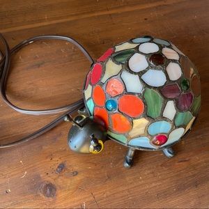 Ladybug stain glass lamp